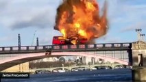 Unaware Londoners Alarmed When Bus Explodes During Film Production