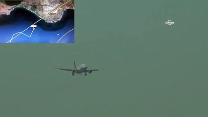 Acil iniş yapan uçakla kule arasında konuşmalar