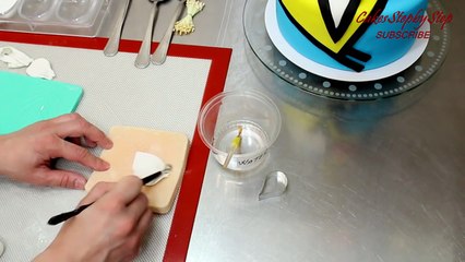 How To Make Gumpaste - Fondant Flower on Wires by CakesStepbyStep