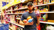 TOY HUNTING DCTC - Surprise Eggs Easter Baskets Play Doh Disney Frozen Hello Kitty Barbie Backpack