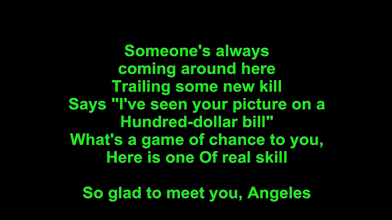 Elliott Smith – Angeles Lyrics