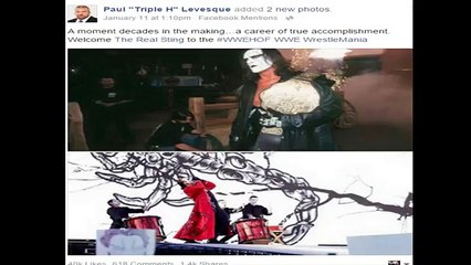 HHH TROLLS Sting - WWE News
