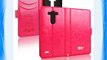PDNcase Funda LG G3 Case Premium Leather Wallet Carrying Case Compatible for LG G3 Color Rose