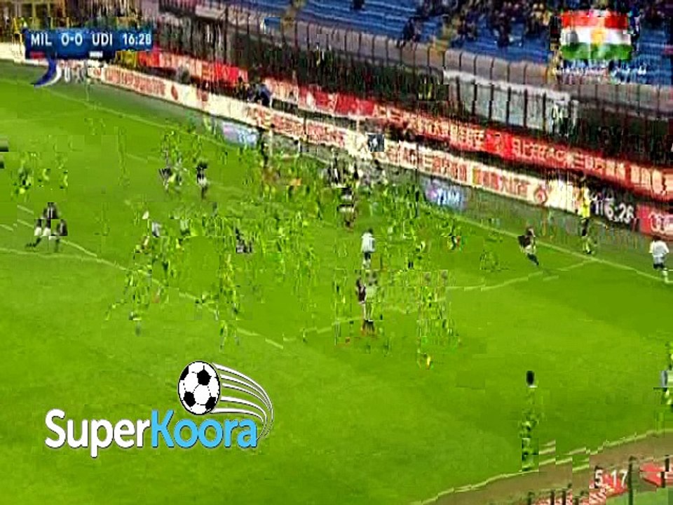 اهداف مباراة ( ميلان 1-1 أودينيزي ) الدورى الايطالى