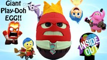 GIANT Inside Out ANGER Play Doh Surprise Egg - Inside Out Mystery Minis Inside Out Toy Console