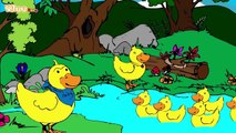 Cinco patitos Fünf kleine Enten Spanisch lernen mit Kinderliedern YleeKids