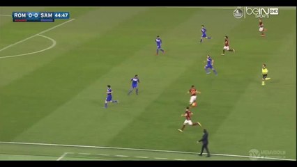 Alessandro Florenzi 1:0 | AS Roma v. Sampdoria 07.02.2016 HD