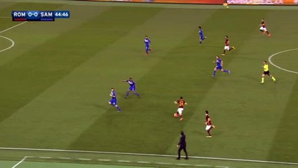 Goal Alessandro Florenzi ~AS Roma 1-0 Sampdoria~