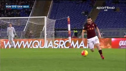 Alessandro Florenzi Goal Roma 1-0 Sampdoria SERIE A 7.02.2016 HD