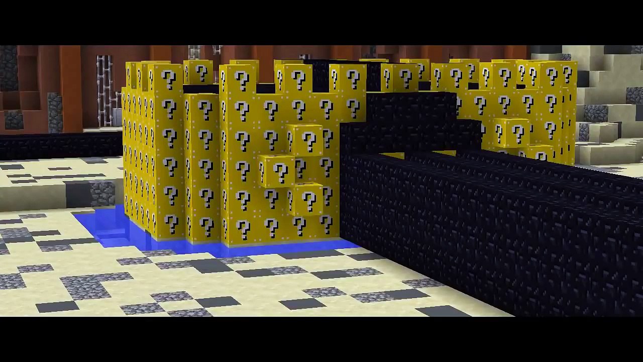 LUCKY BLOCK CASTLE CHALLENGE   Minecraft Mod Minigame