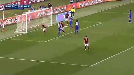 Alessandro Florenzi Goal HD - AS Roma 1-0 Sampdoria Serie A 07.02.2016
