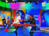 Ana carolina bailando dembow junto a Fausto mata en el programa de Mas ROBERTO