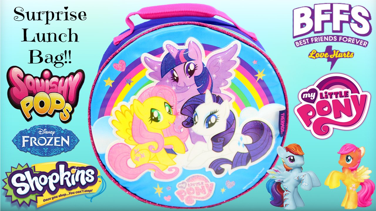 My Little Pony Lunch Box Surprise - Shopkins, BFFS, Squishy Pops, Frozen Chocolate Egg