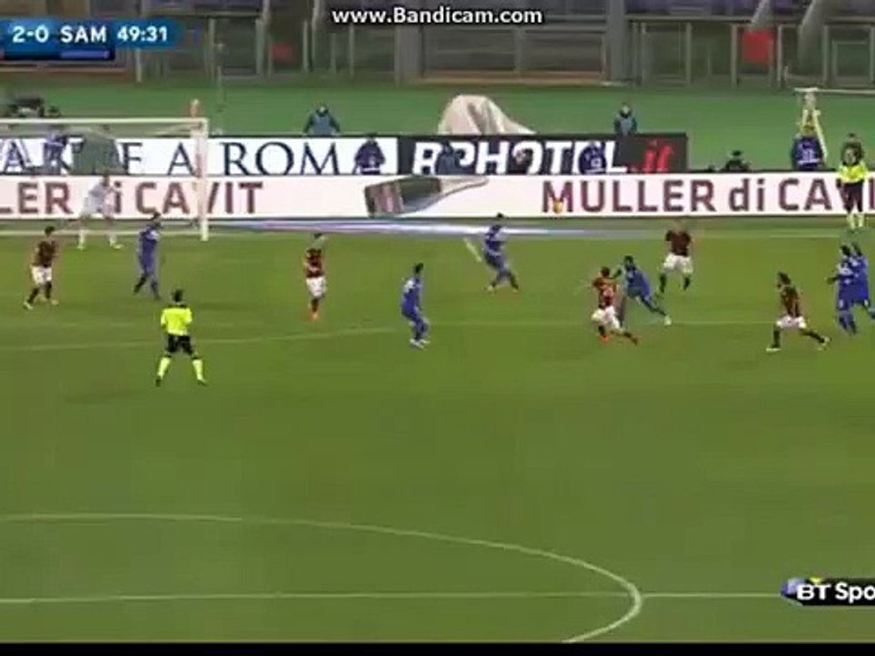 Roma Vs Sampdoria Perotti Goal 2-0 2016