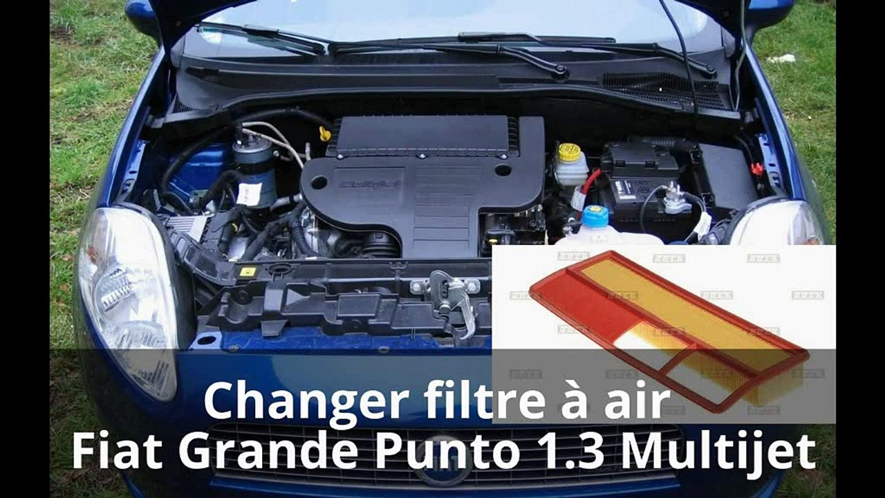 Tuto - Remplacer filtre à air - Fiat grande punto 1.3 Multijet