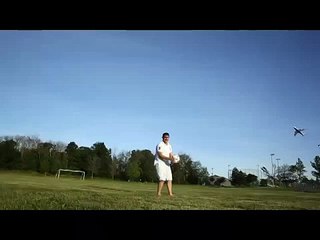 Airplane Swallows Ball in Mid-Flight With Impossible Kick - YouTube