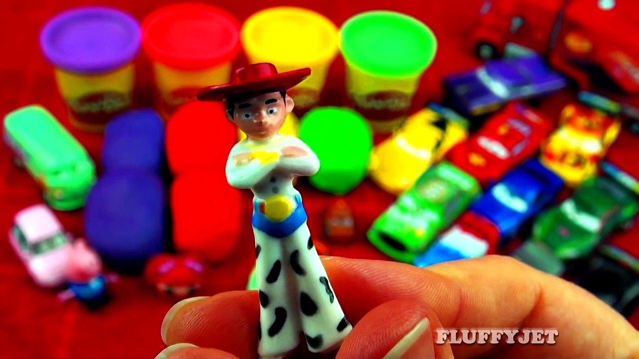 Play-Doh Surprise Eggs Cars 2 Peppa Pig Super Mario Disney Princess Toy Story Angry Birds
