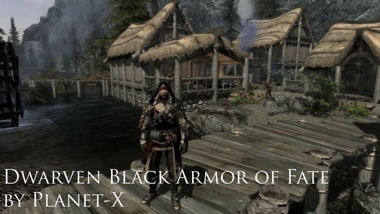 Another Skyrim Mod Review Dwarven Black Armor of Fate and Thorins Axe update.