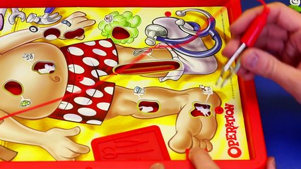 OPERATION Family Fun Night Board Game Challenge + Disney Doc McStuffins Popo Ambulance Sur