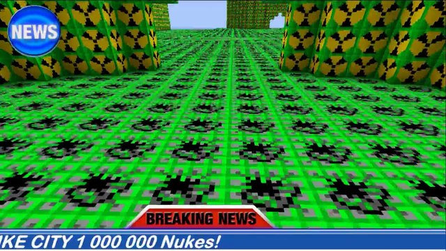 Minecraft MEGA HUGE NUKE CITY 1 000 000 NUKES HD