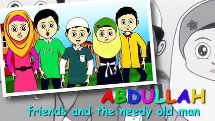 Helping the Needy Old man- ENGLISH version - Muslims Islamic Cartoon for children