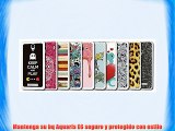 Funda Gel Flexible bq Aquaris E6 BeCool Arte Japonés La gran ola [  1 Protector Cristal Vidrio