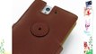 Sony Xperia Z Leather Case - L36H - Book Type (Brown Floater Pattern) by PDair