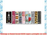 Funda Gel Flexible Huawei Ascend G620S BeCool Sugar Skulls Calavera Azúcar Blanca [  1 Protector