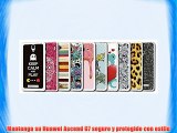 Funda Gel Flexible Huawei Ascend G7 BeCool Arte Japonés La gran ola [  1 Protector Cristal