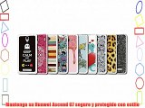 Funda Gel Flexible Huawei Ascend G7 BeCool Patchwork Wood [  1 Protector Cristal Vidrio Templado