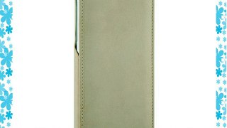 StilGut UltraSlim Case funda de cuero genuino para el Sony Xperia Z1 plegable old style beige