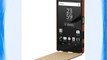 StilGut UltraSlim Funda de piel auténtica para el Sony Xperia Z5 Premium marrón