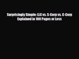 [PDF Download] Surprisingly Simple: LLC vs. S-Corp vs. C-Corp Explained in 100 Pages or Less