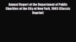 [PDF Download] Annual Report of the Department of Public Charities of the City of New York