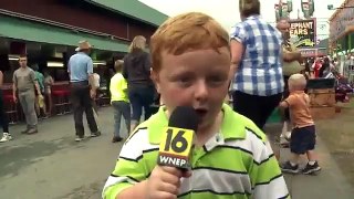 Apparently This Kid is Awesome, Steals the Show During Interview