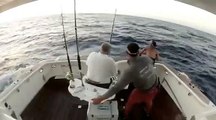 Swordfish Chases A Fisherman Out Of His Own Boat