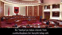 Arnavut milletvekili, Erdoğan’ın okul kapatma talebini meclis konuşmasıyla reddetti