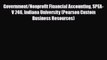 [PDF Download] Government/Nonprofit Financial Accounting SPEA-V 246 Indiana University (Pearson