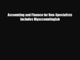 [PDF Download] Accounting and Finance for Non-Specialists Includes Myaccountinglab [Read] Full