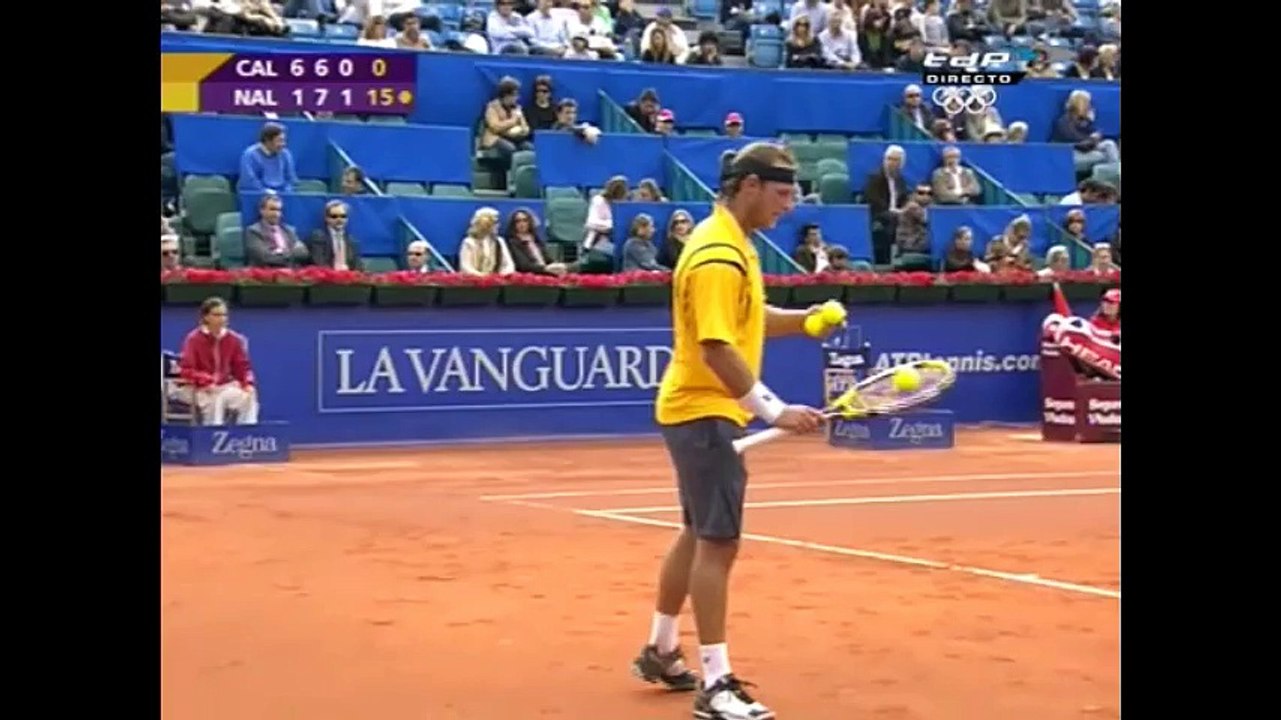 2008 Open Sabadell Atlántico Barcelona - 2nd Round (Agustin Calleri vs David Nalbandian) Set 3