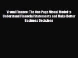 [PDF Download] Visual Finance: The One Page Visual Model to Understand Financial Statements