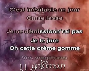 KARAOKE JEAN-JACQUES GOLDMAN - C'est pas vrai