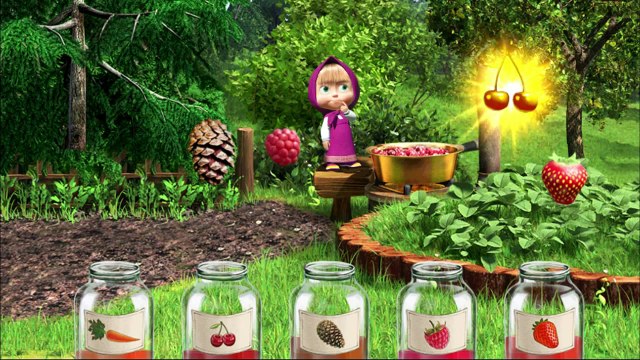 Маша и Медведь Собираем Ягоды,День Варенья мультик игра