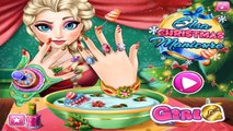 Disney Frozen Baby Games - Frozen Elsa Christmas Manicure