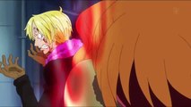 One Piece funny scene - Sanji and Nami regain their bodies
