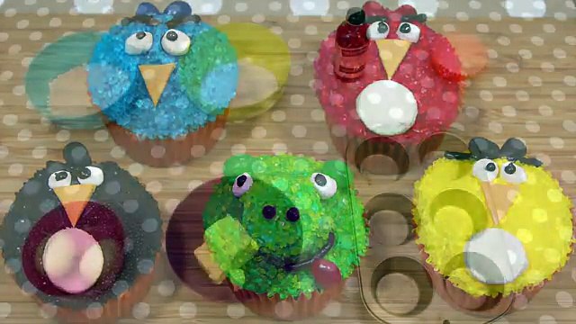 Angry Birds Movie Cupcakes Recipe - Learn How To Bake - Fun Food for Kids by HooplaKidz Recipes -