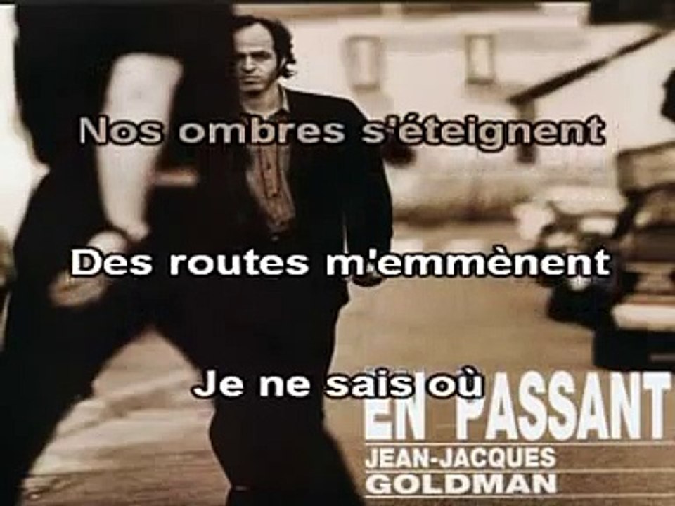 KARAOKE JEAN-JACQUES GOLDMAN - En passant