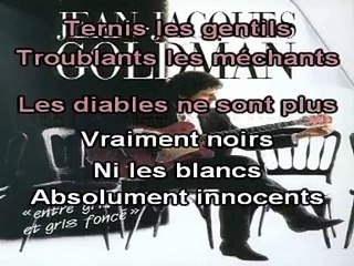 KARAOKE JEAN-JACQUES GOLDMAN - Entre gris clair et gris foncé