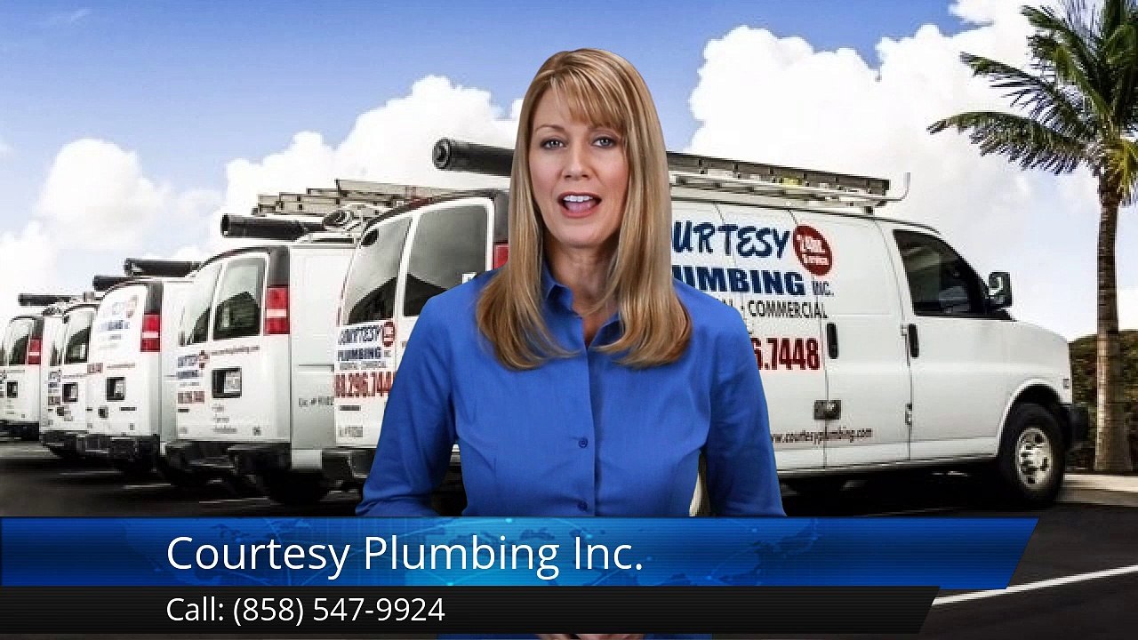 Courtesy Plumbing Inc. San Diego ExceptionalFive Star Review by Melanie M.