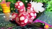 Art In Super Mario's Radish Mushroom _ Radish Flowers - Vegetable Carving Garnish